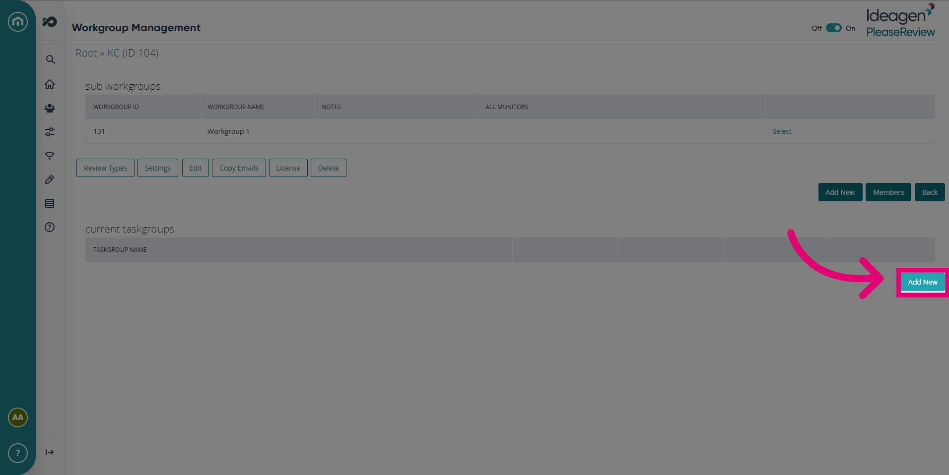Click 'Add New'