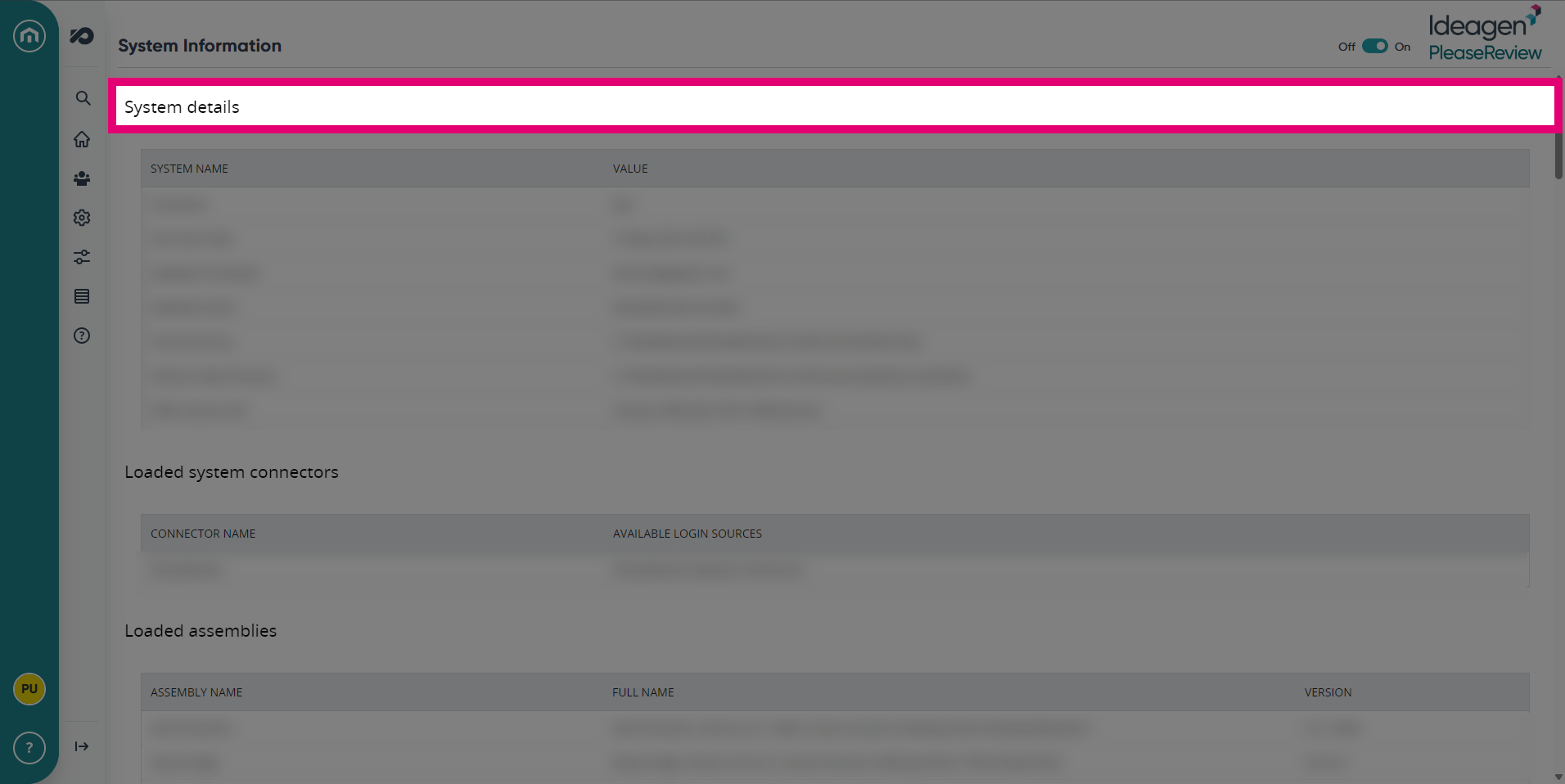 Click 'System details'