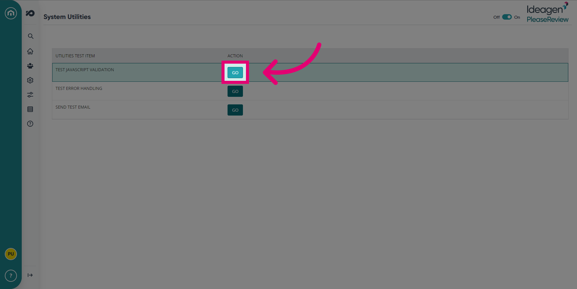 Click 'GO'