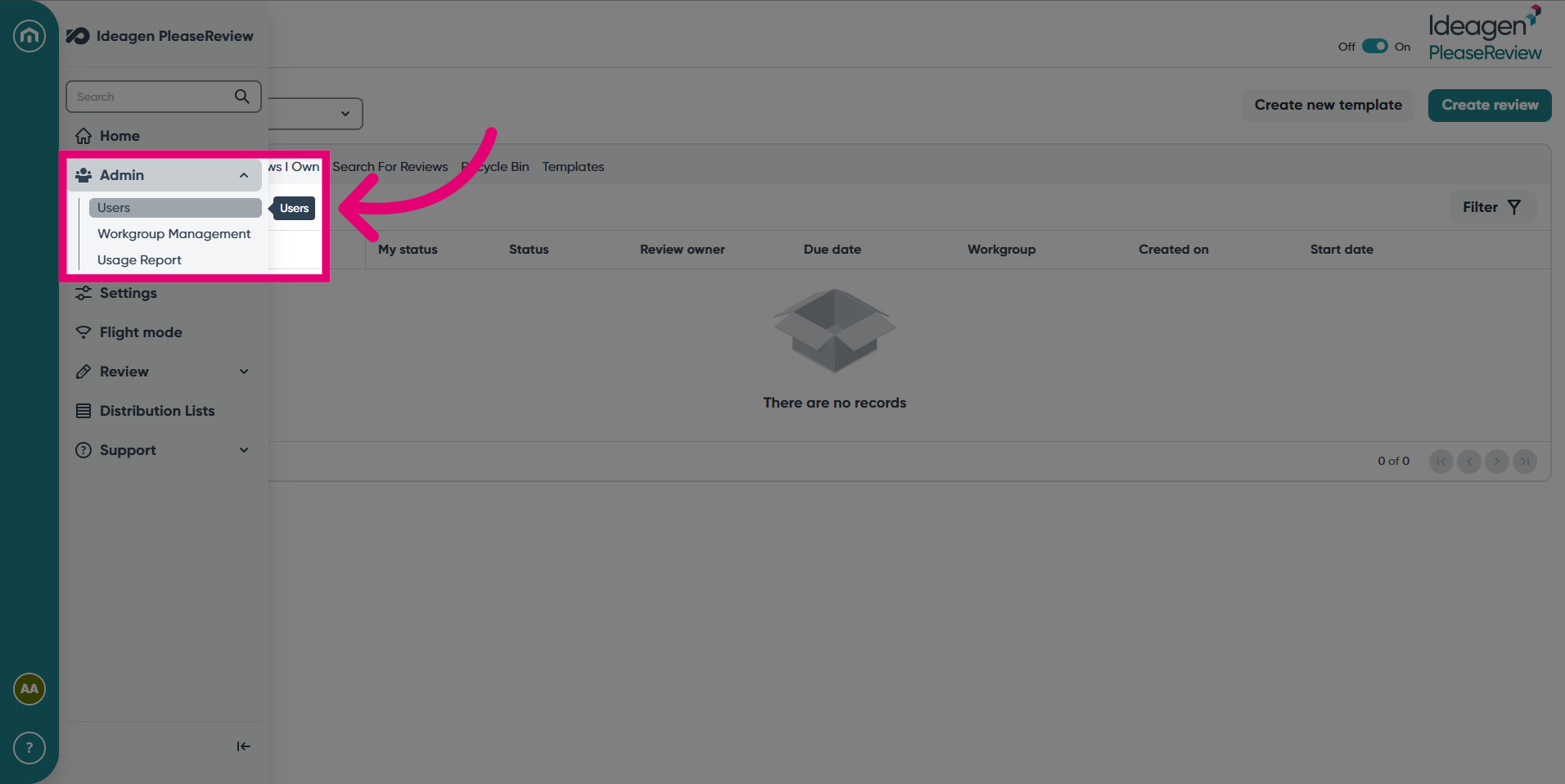Select Users