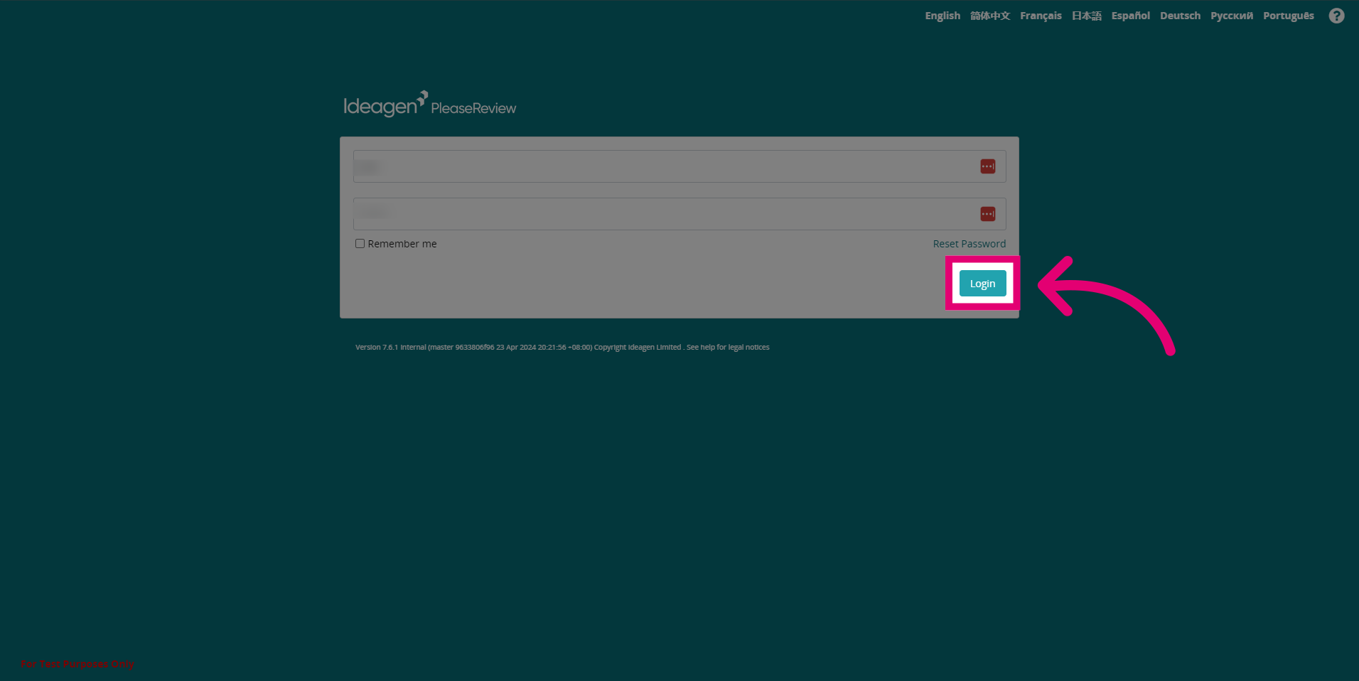 Click 'Login'