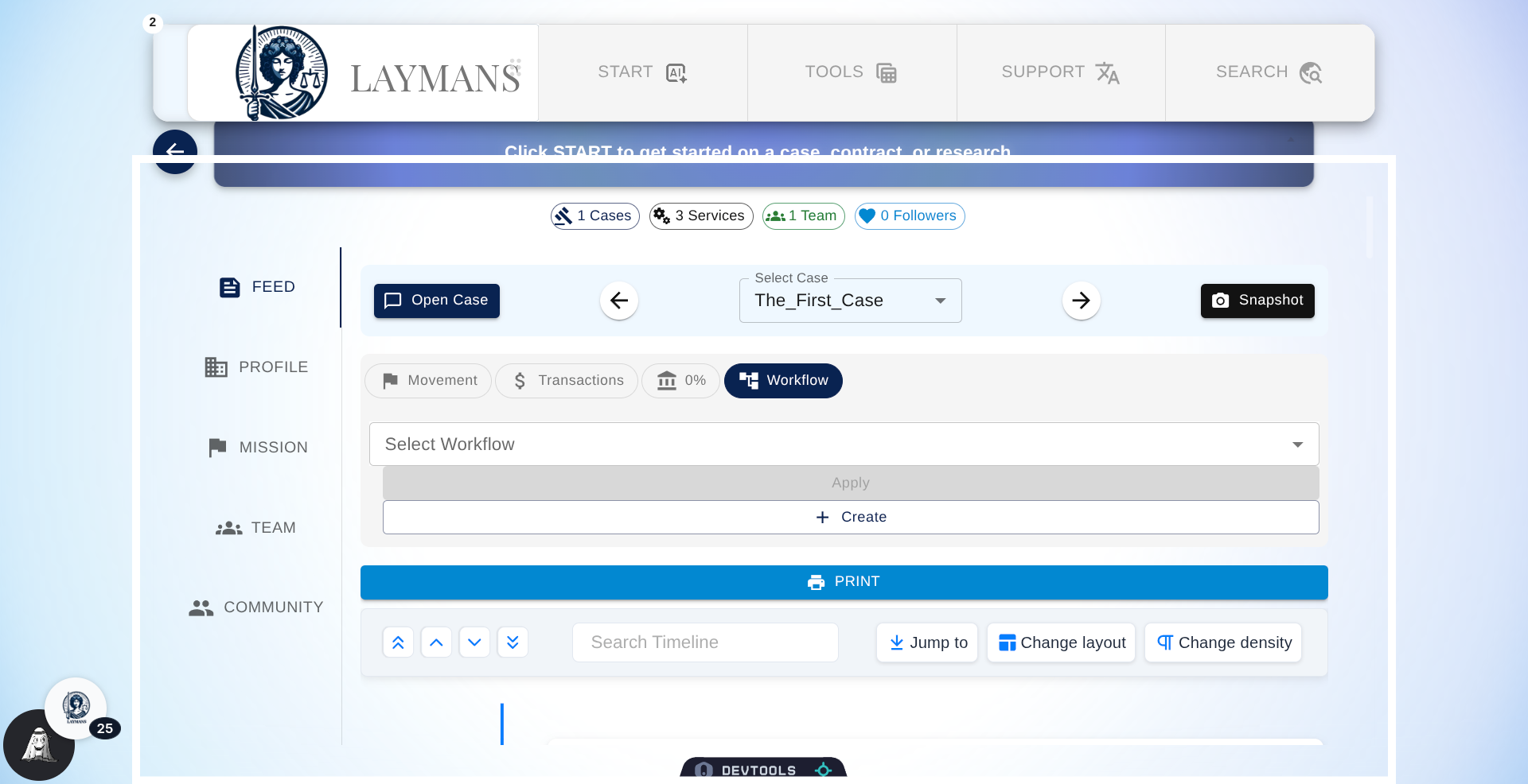 Return To Case Overview