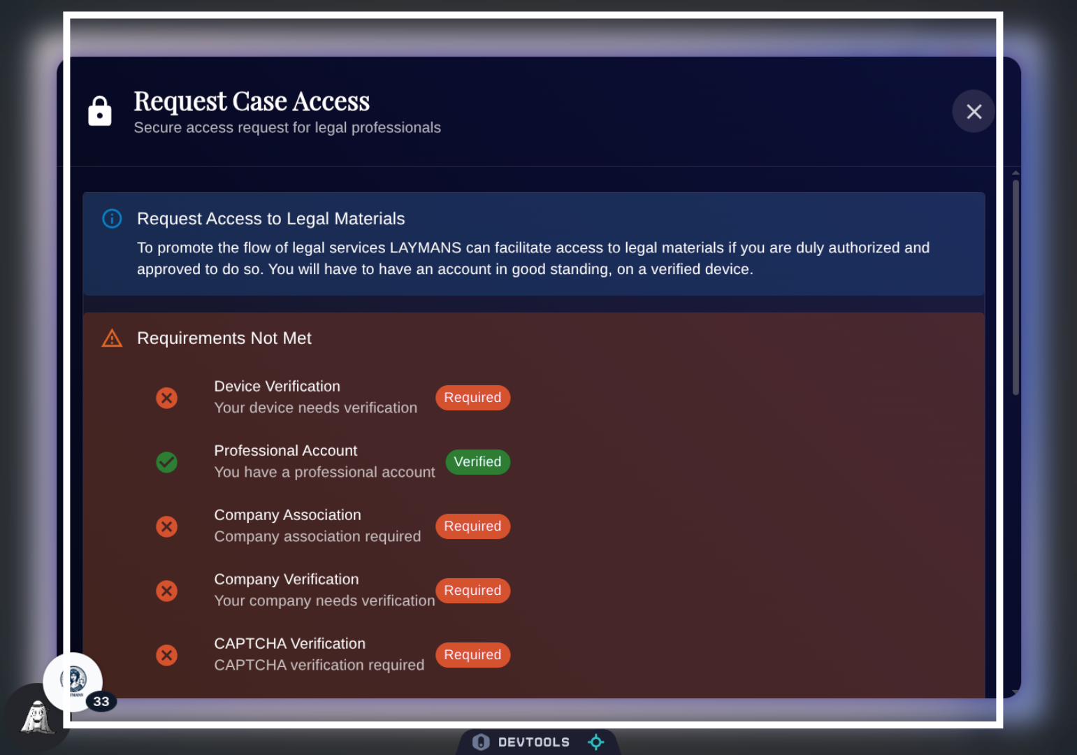 Details Toolbar: Case Sharing