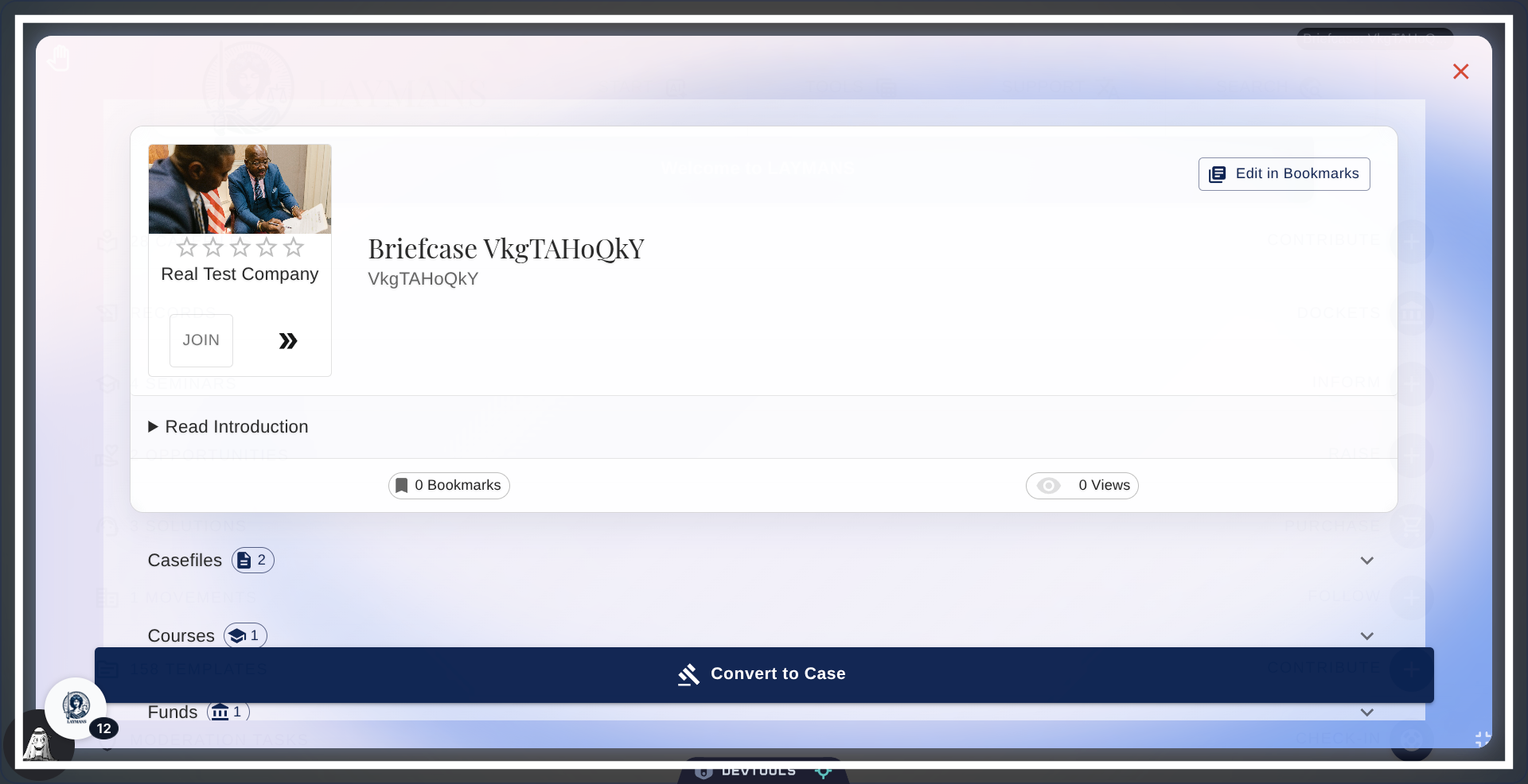 About the Laymans Briefcase