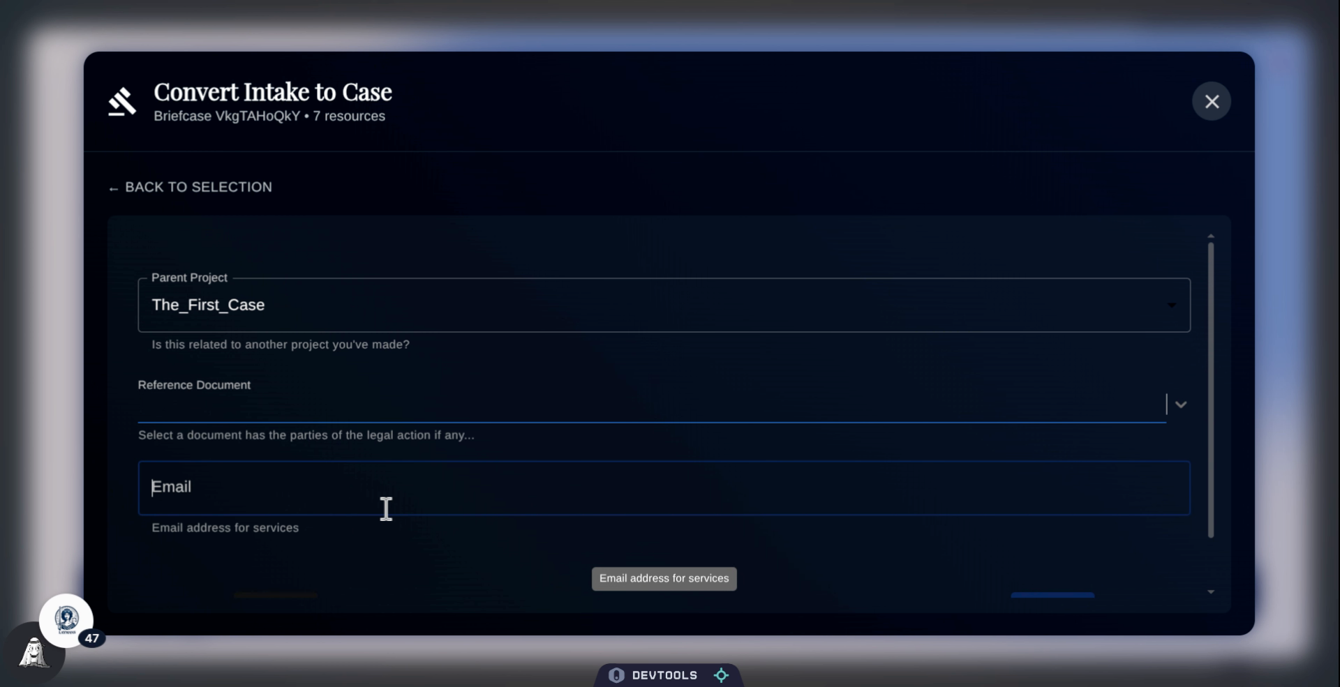 Fill out more information