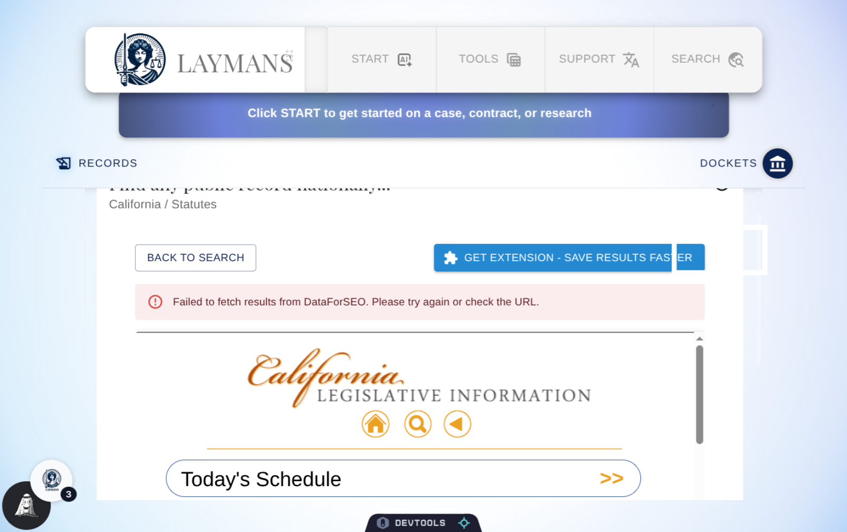 The Public Record: Sitemap
