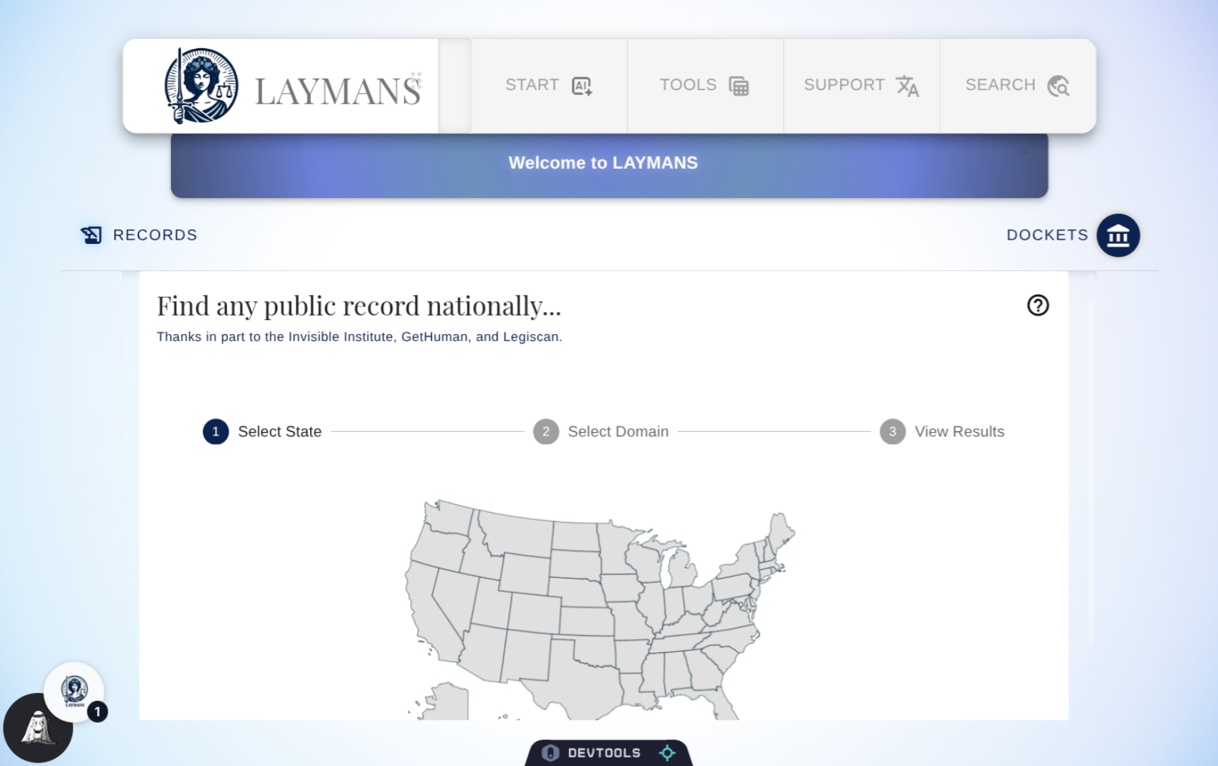 The Public Records Section