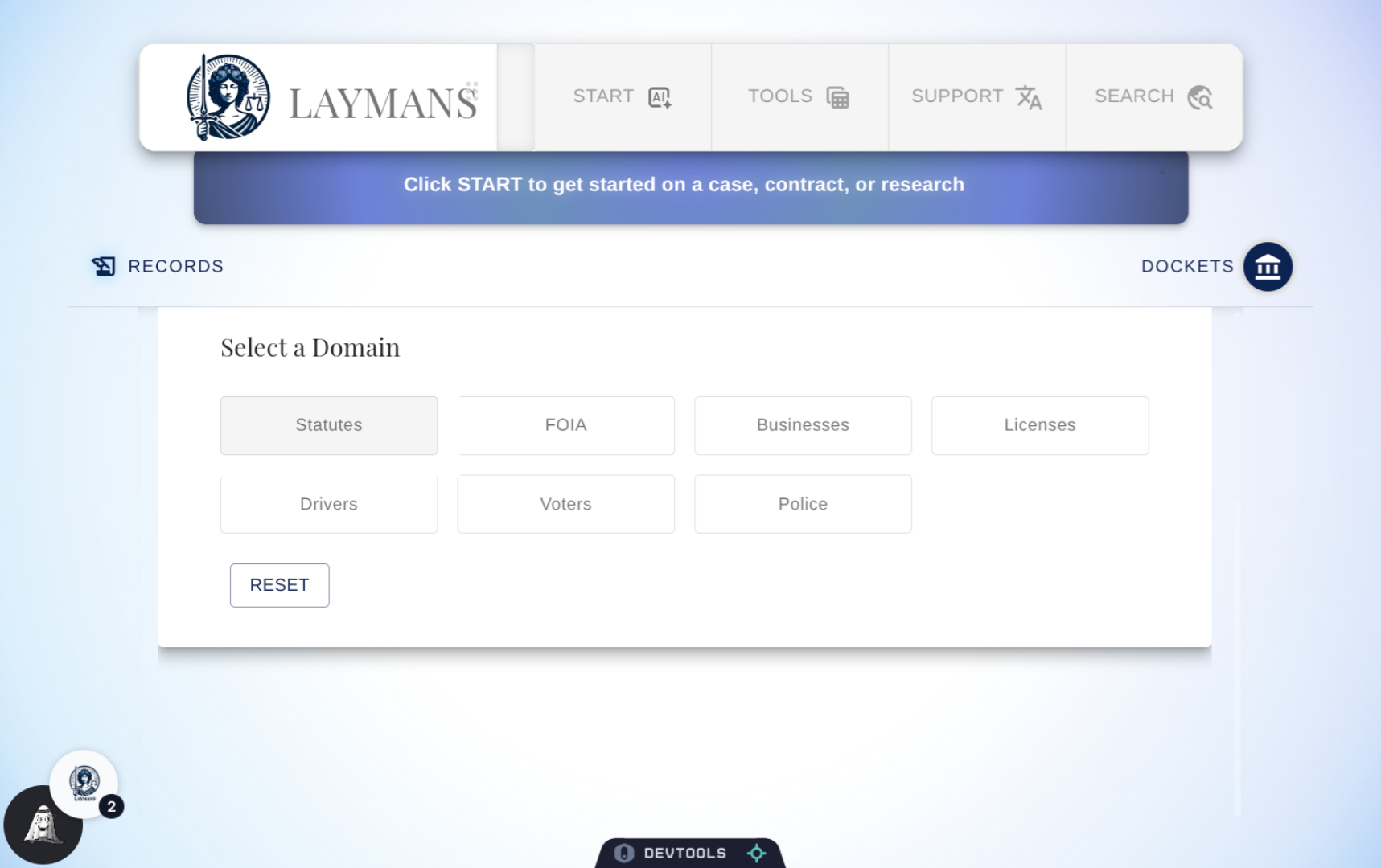 Select Statutes Section