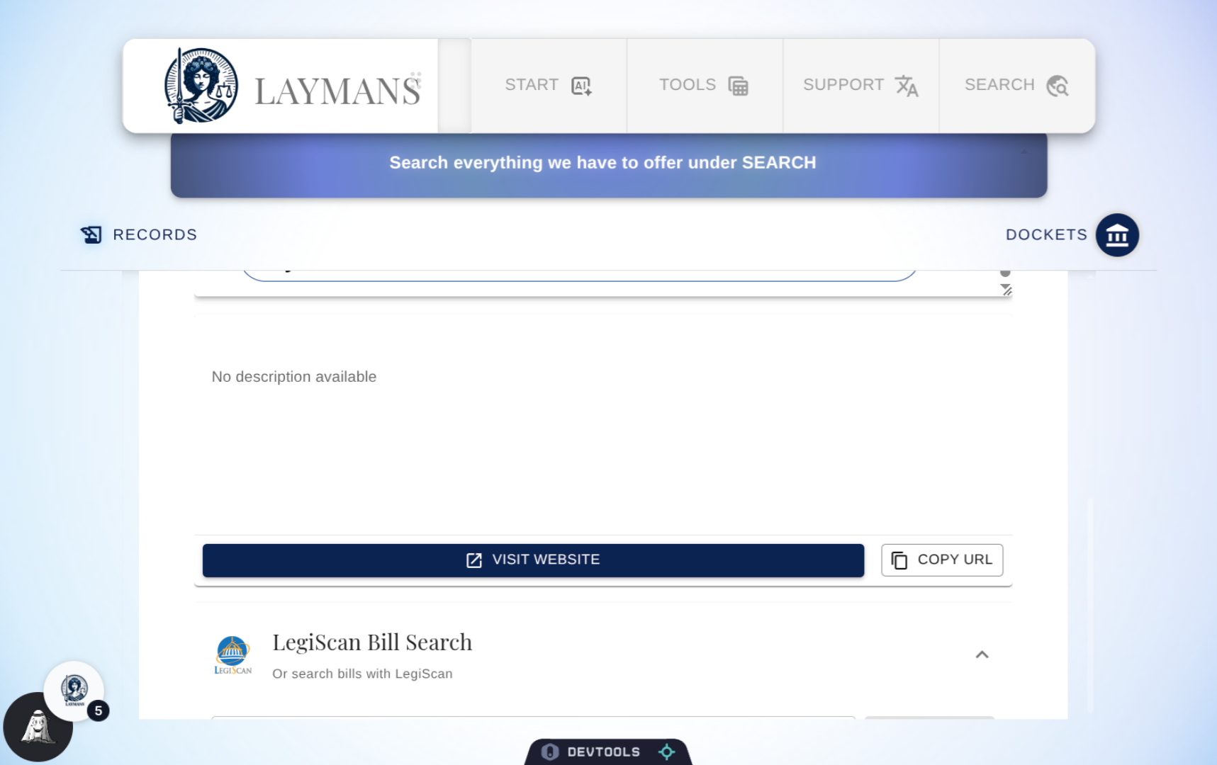 The Public Record: Instructions or Links