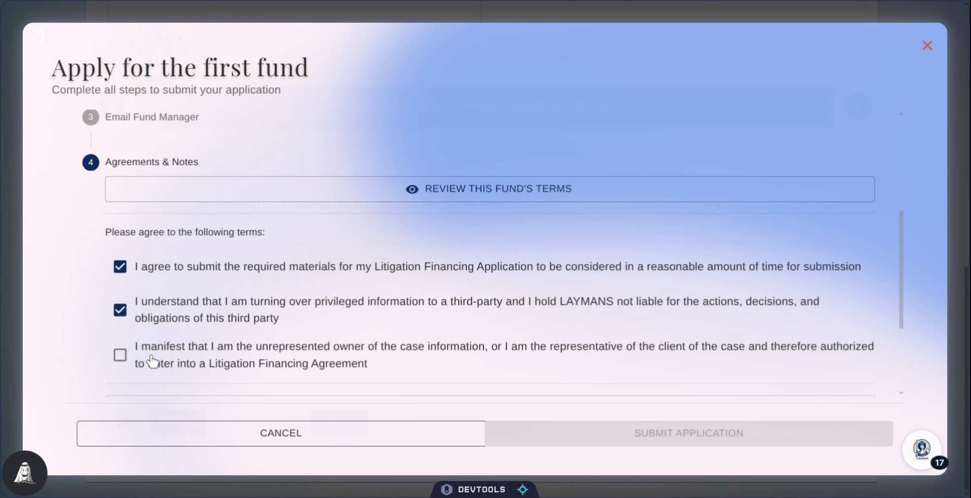 Confirm Case Ownership