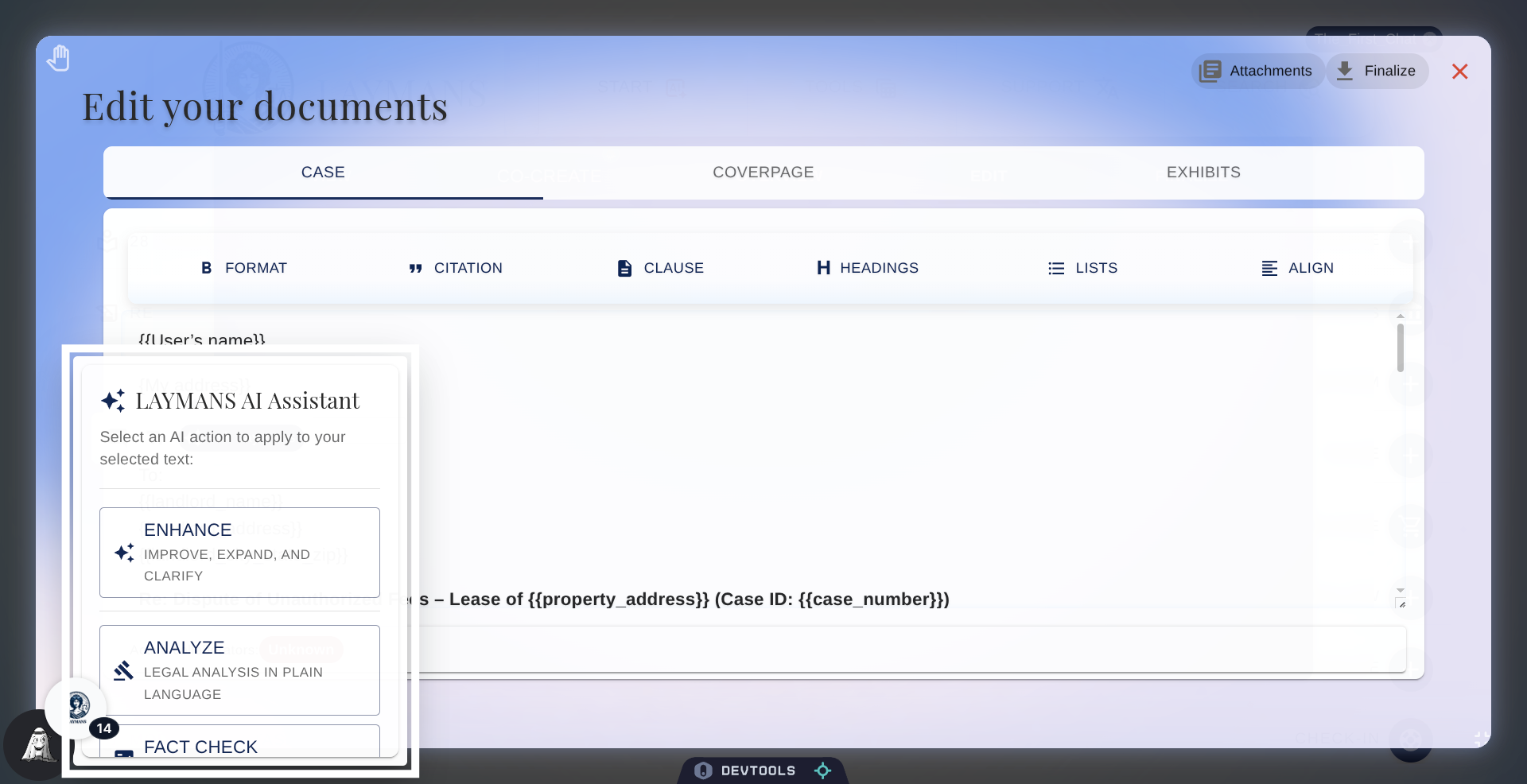 The AI Editor Options