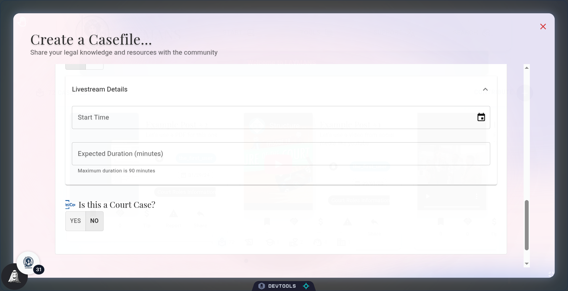The Virtual Meetings Section