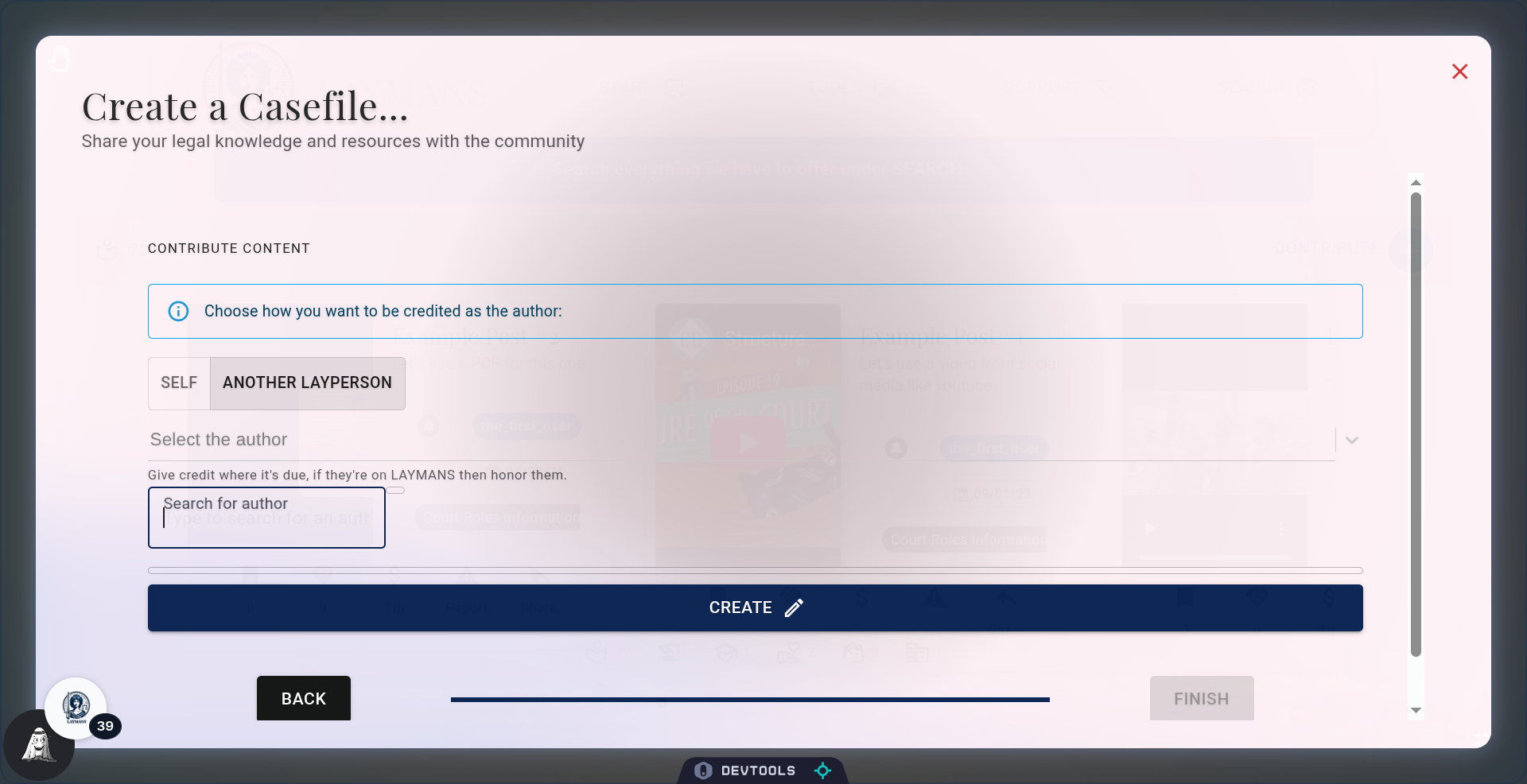 Giving Credit where it's due. 