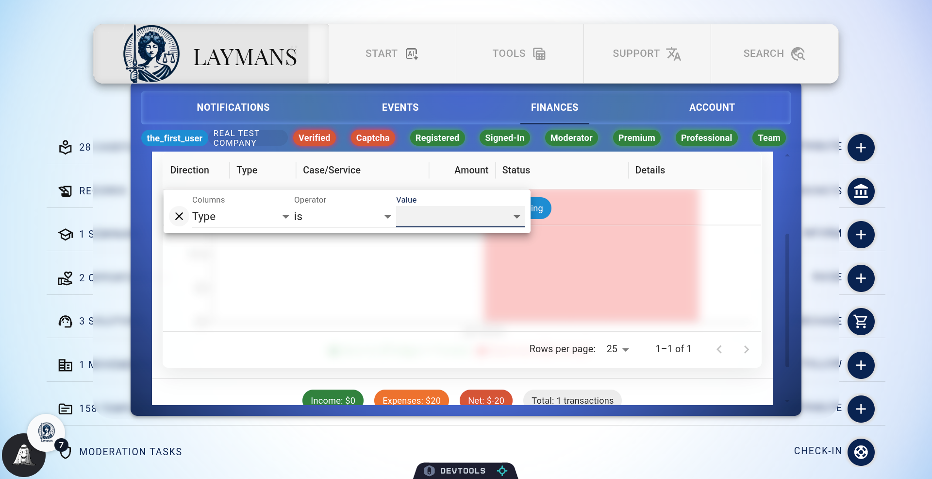 Applying Column Filters