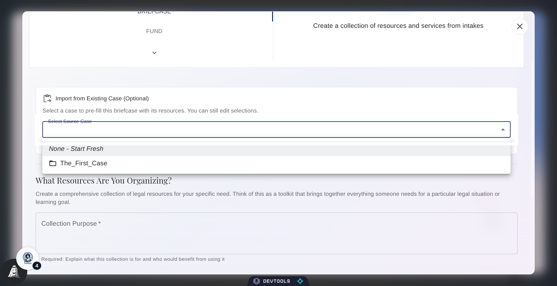 Open Additional Options