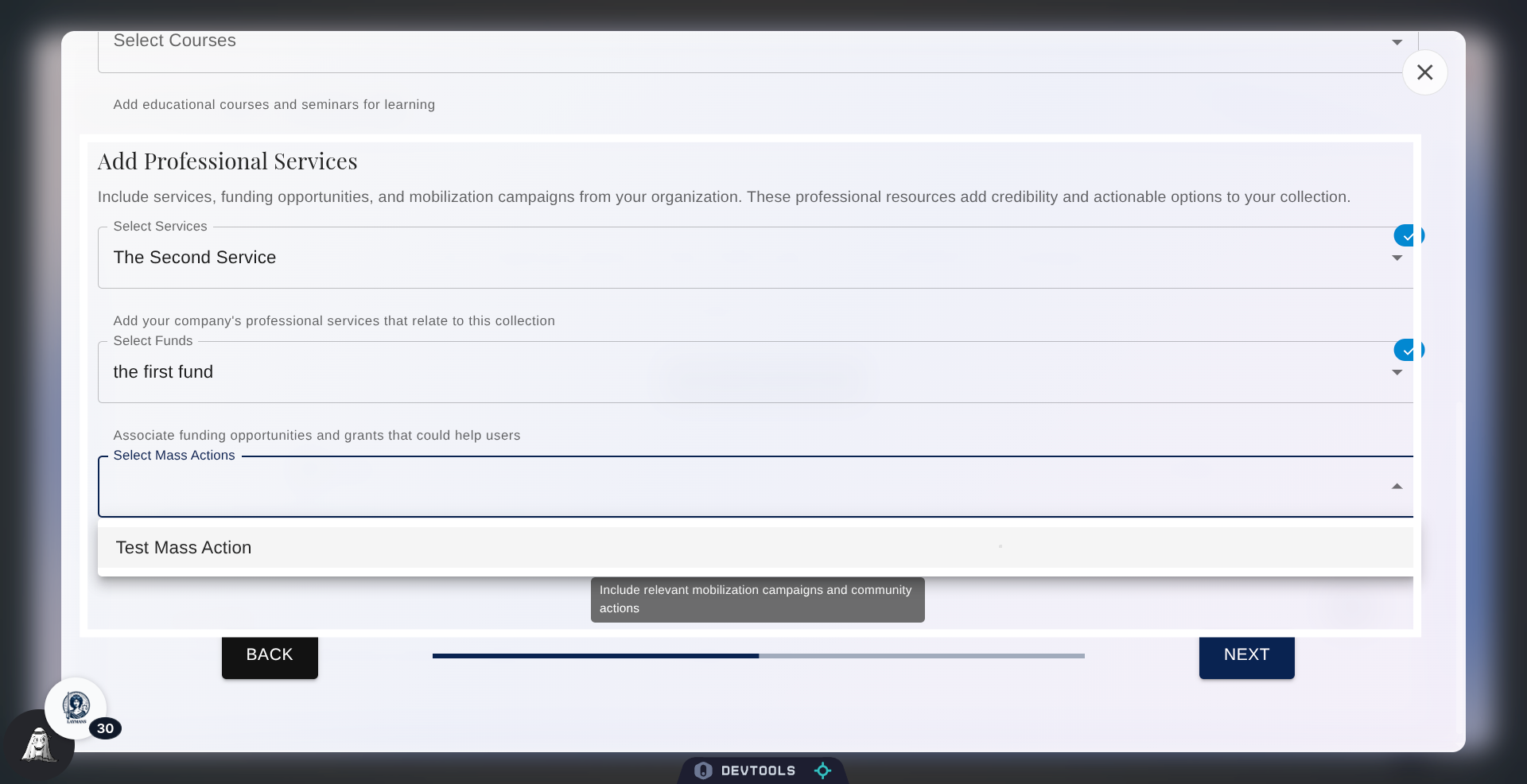 Add Professional Services