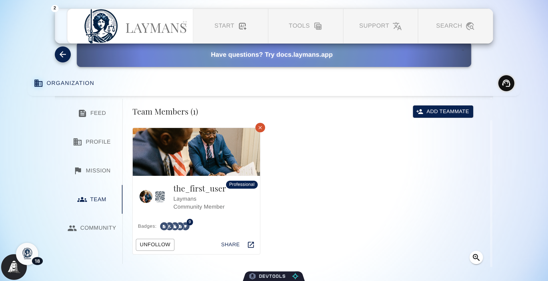 About Teams and Child Companies