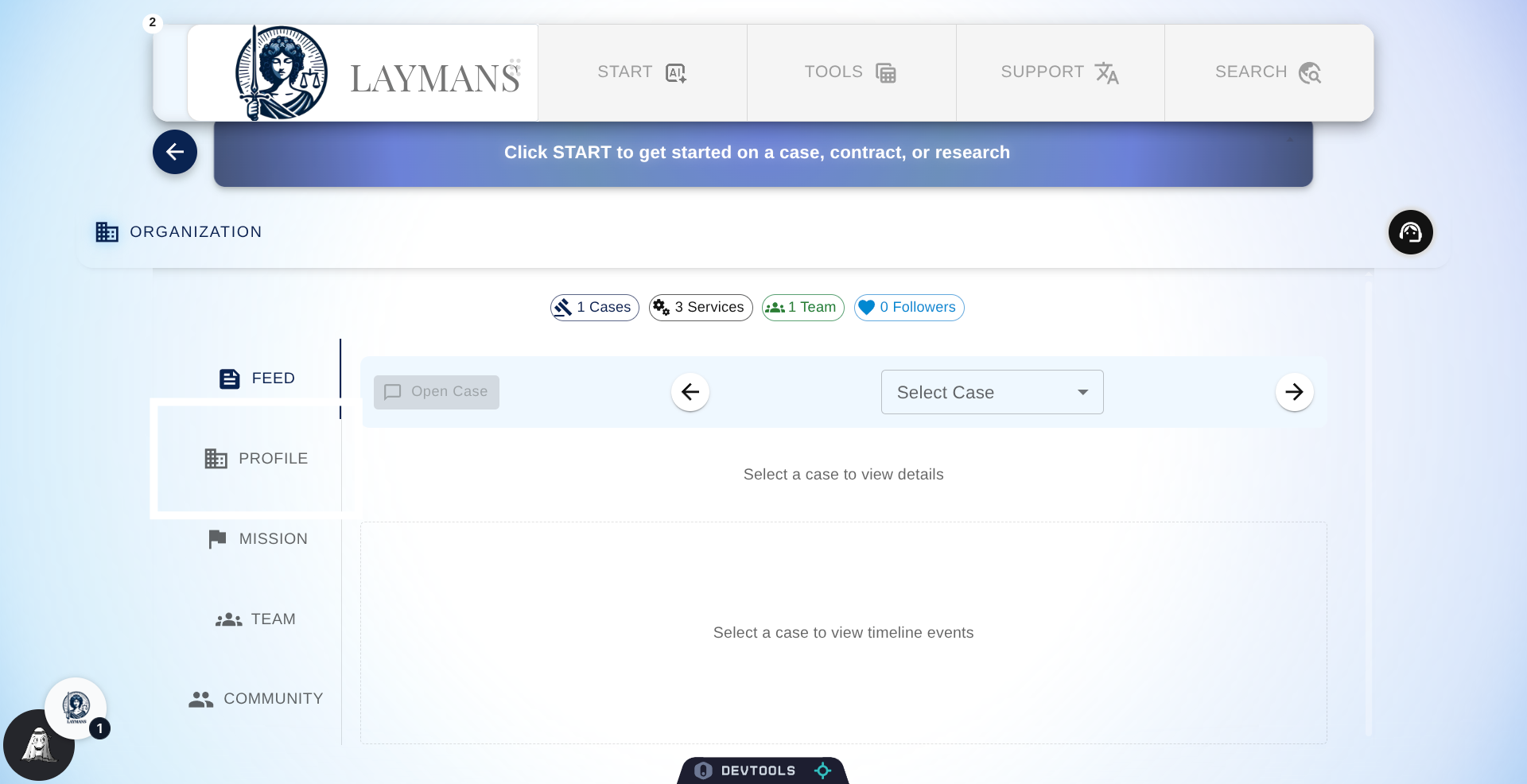 Open Profile Settings