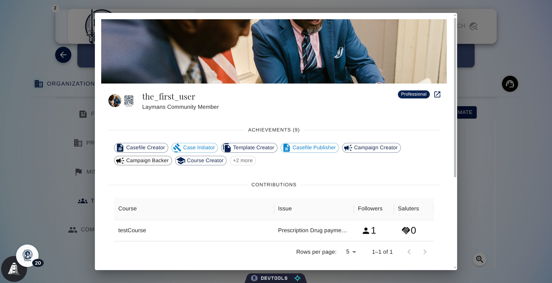 The User Profile Card