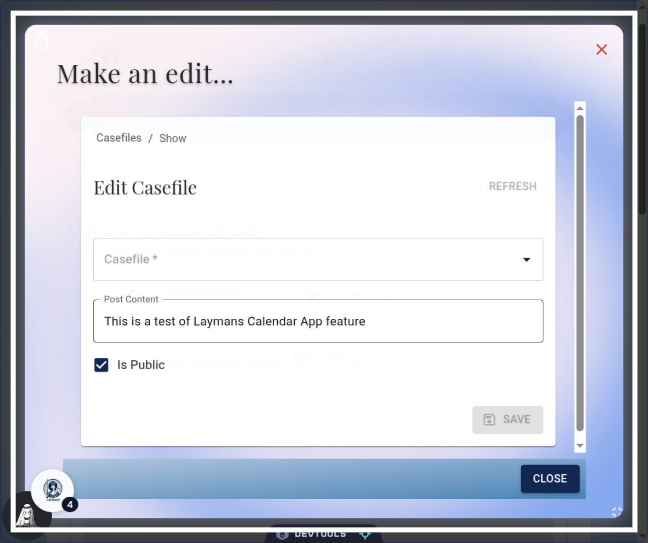 The Casefiles Policy