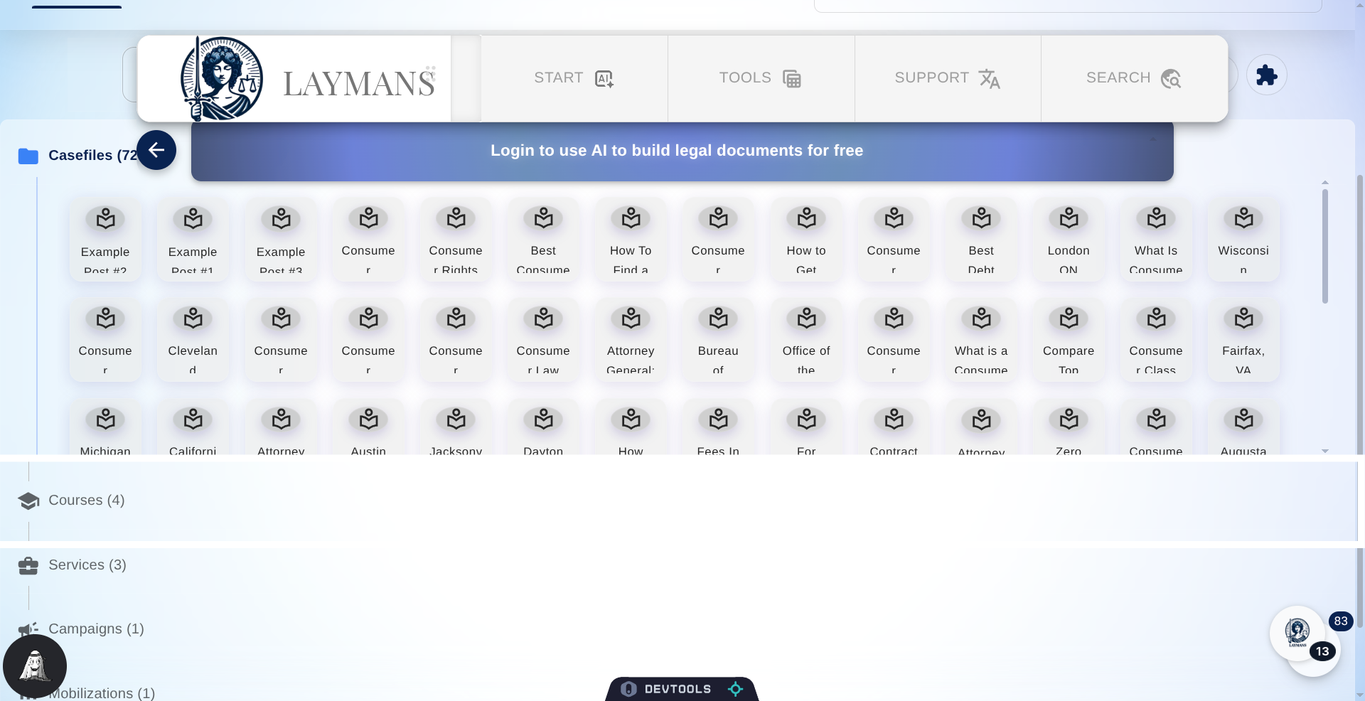 Click the Seminars section