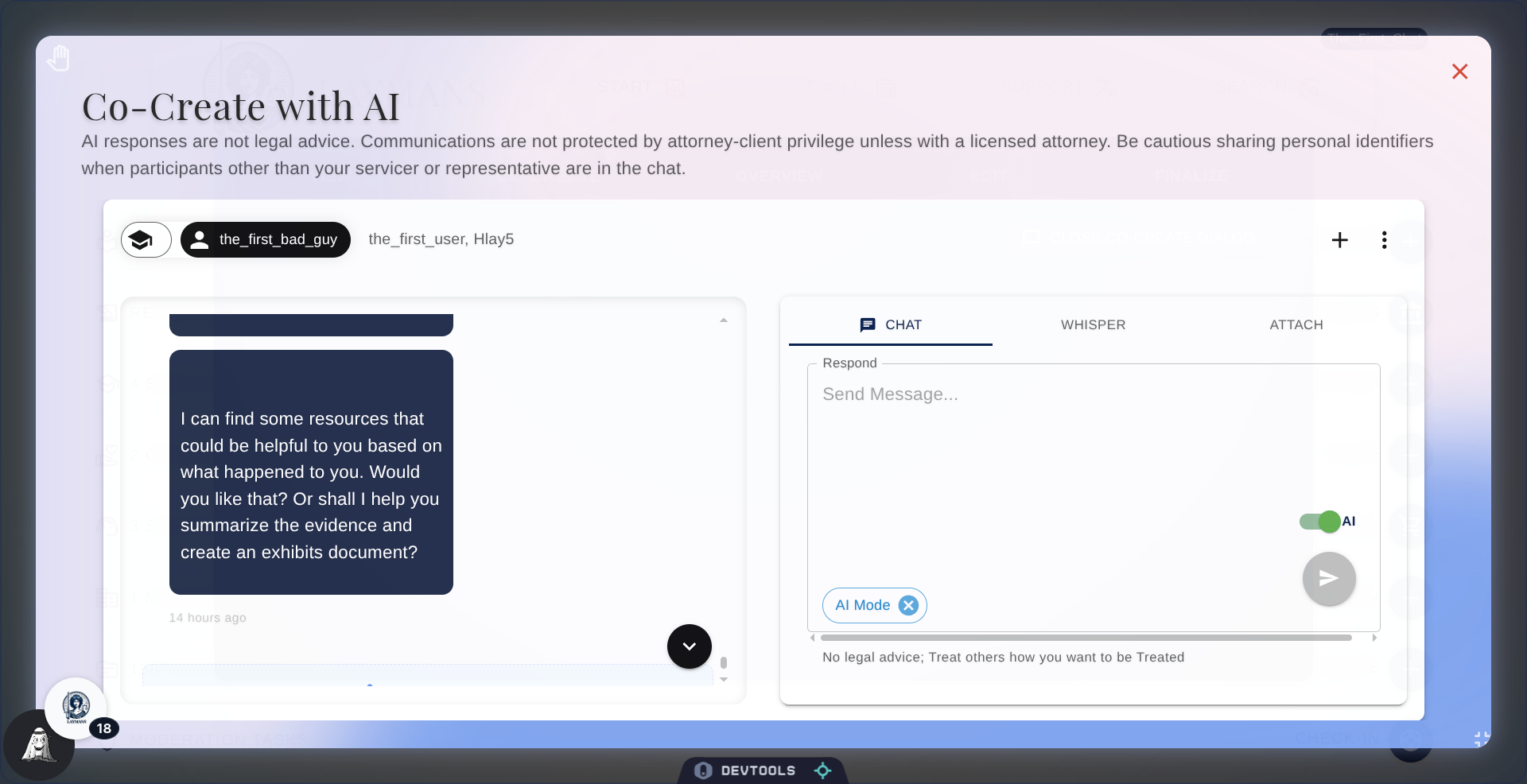 AI Responses: Continuance