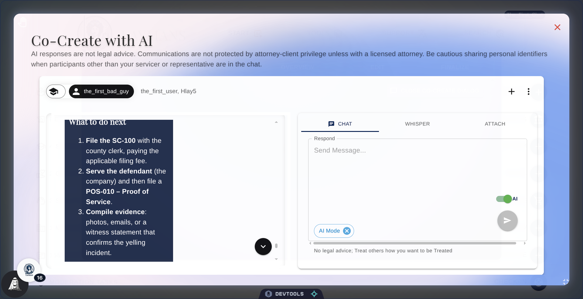 AI Responses: Planning