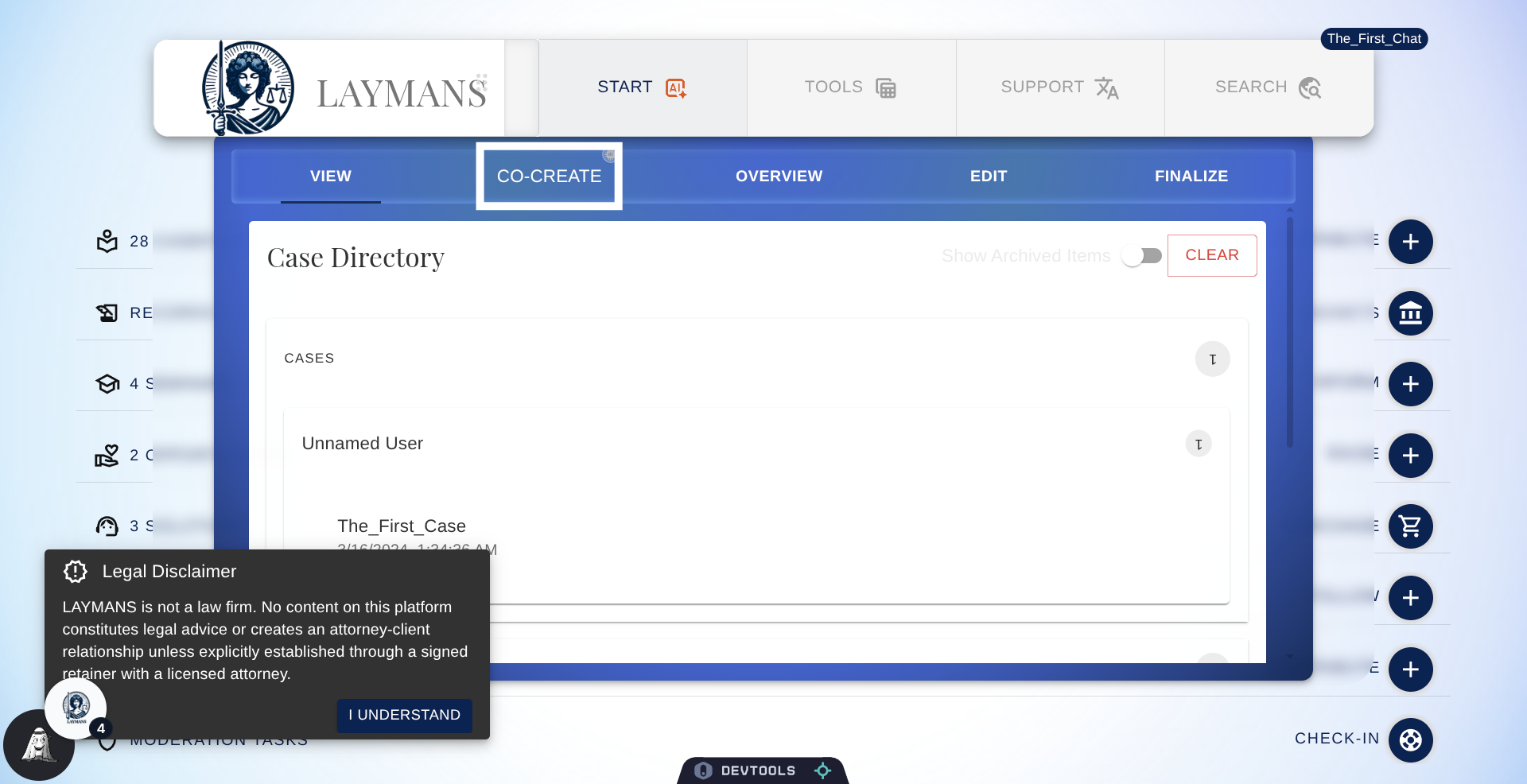 Then Click 'Co-Create'