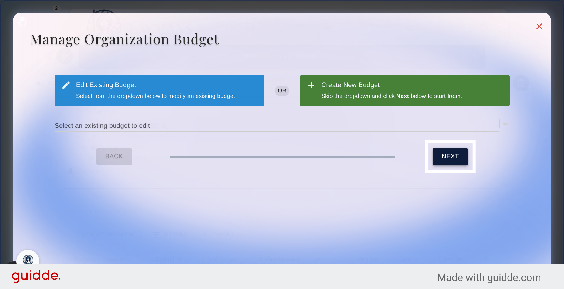 Proceed to Next Step