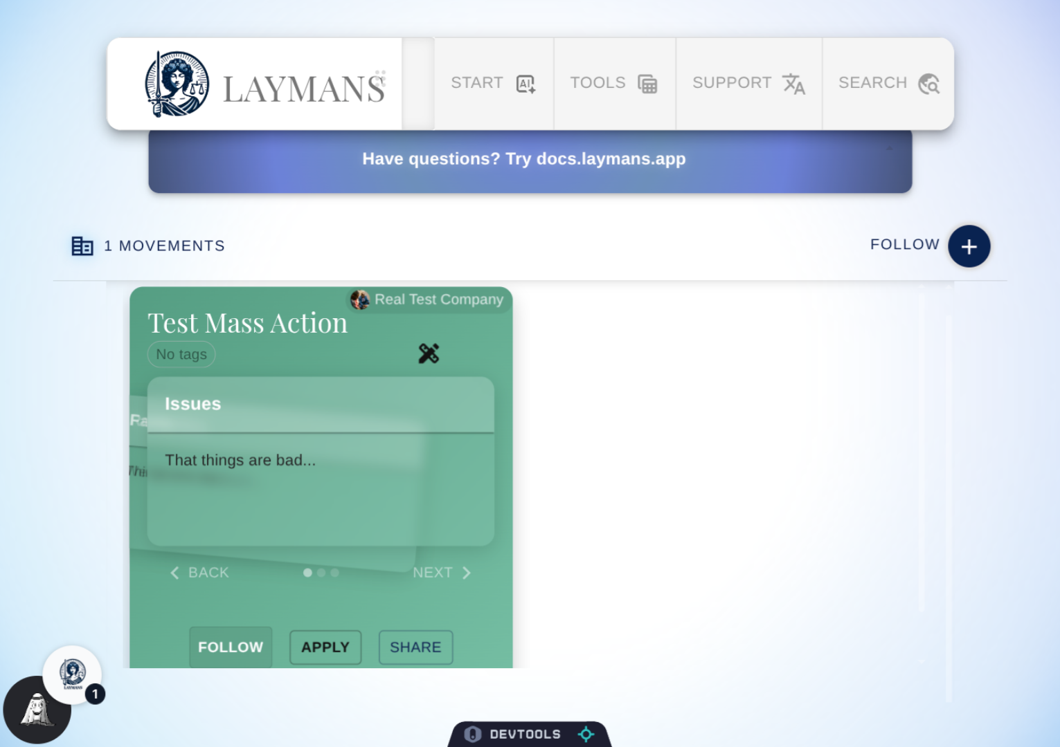 About the Movement Subsection