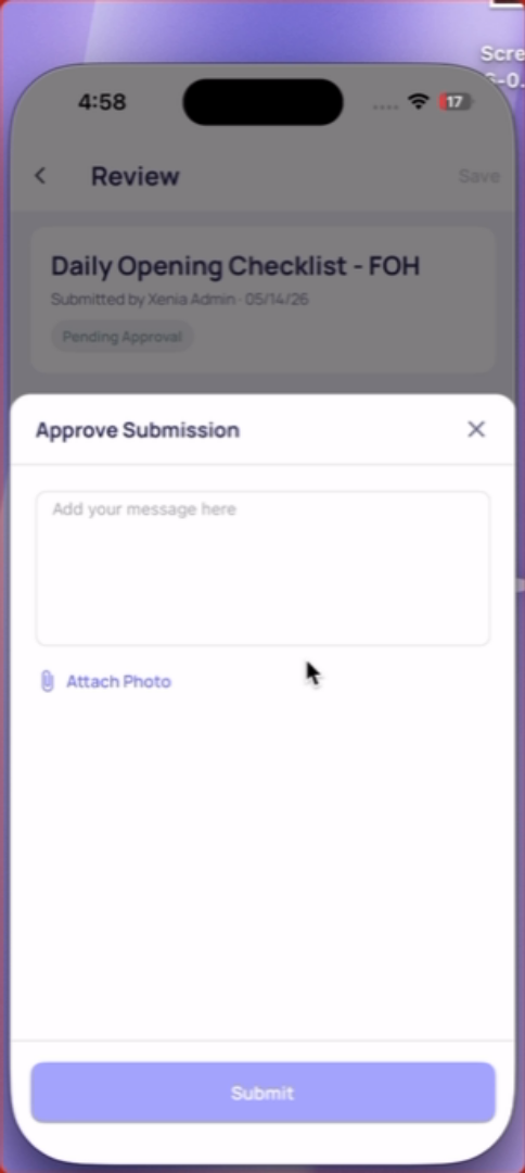 Confirm Approval