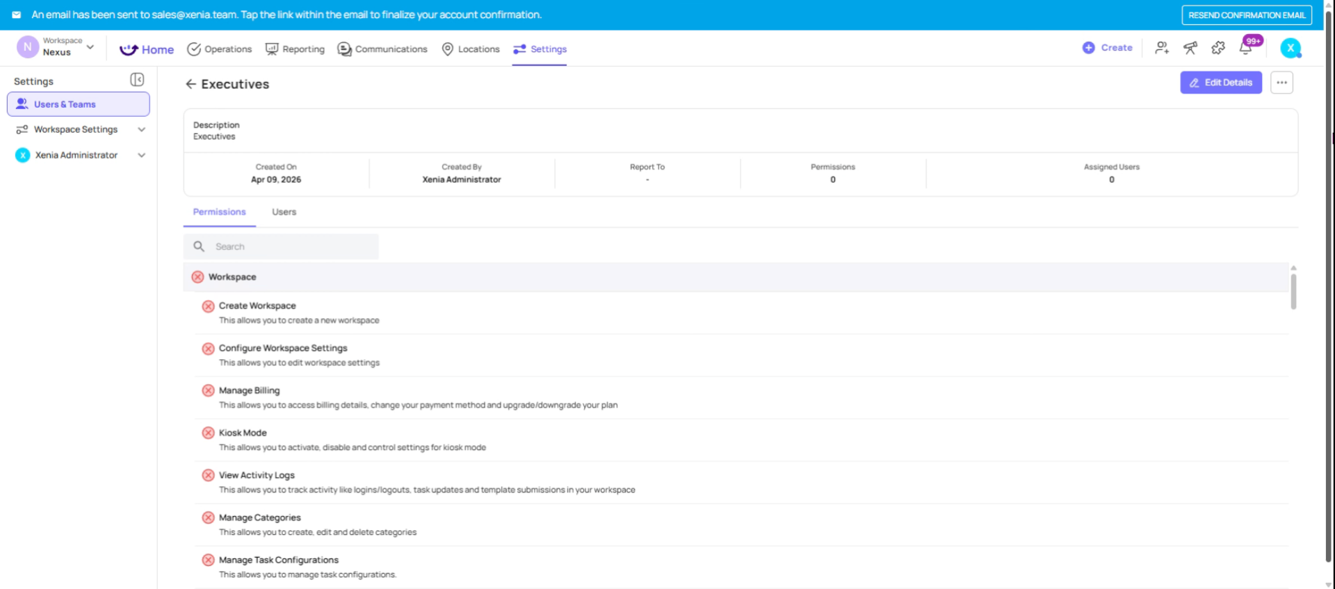 Confirm Read-Only User Setup