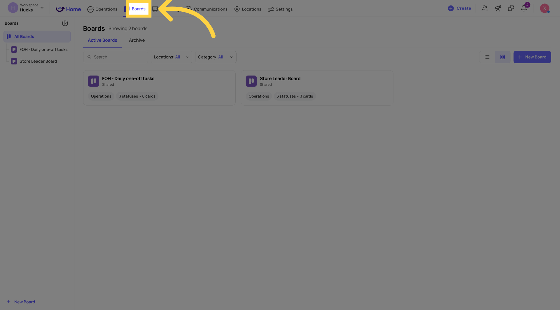 Access Boards Section