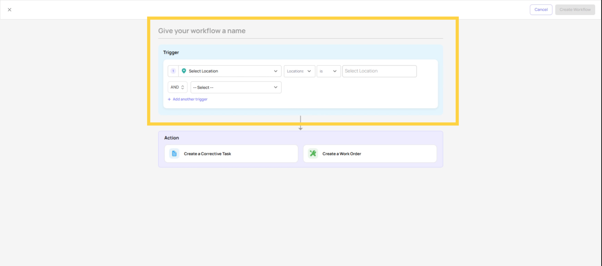 Set Condition Logic Selector