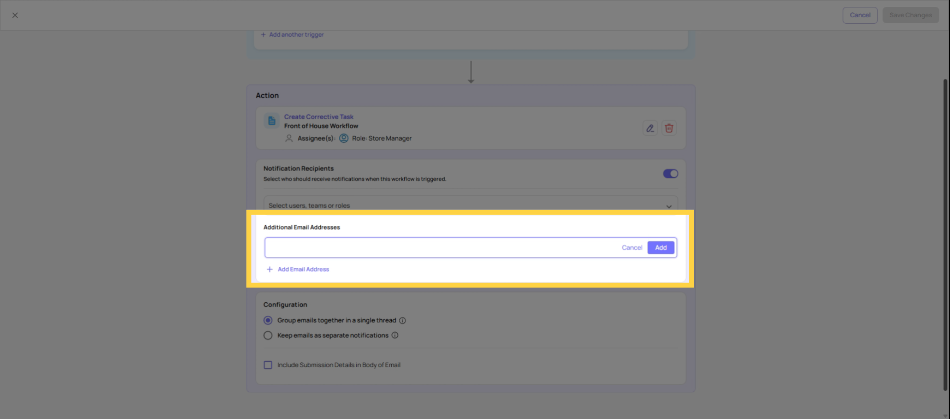 Notify External Email Recipients