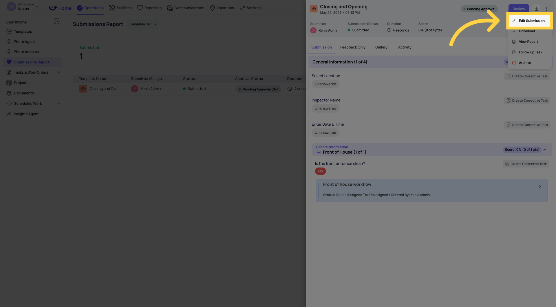 Edit Submission Details