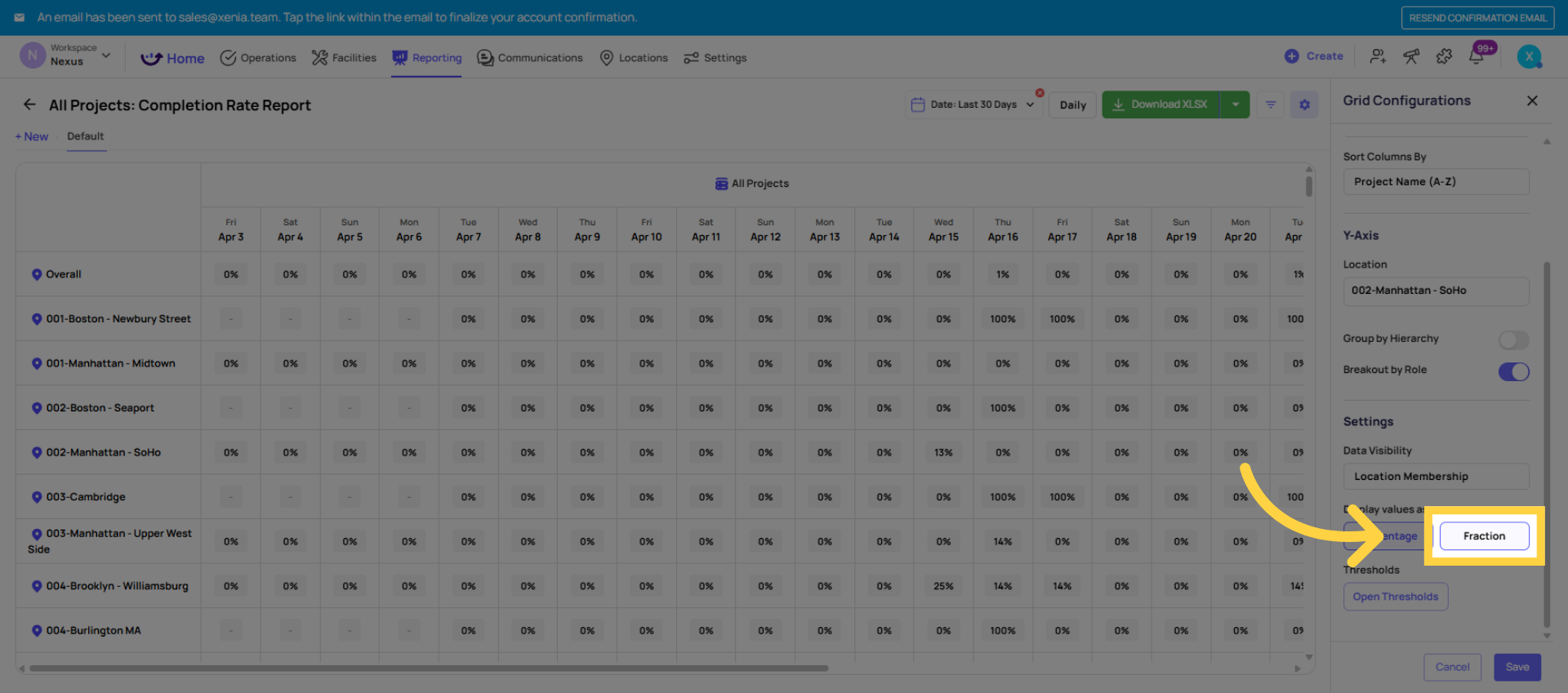 Choose Fraction Display