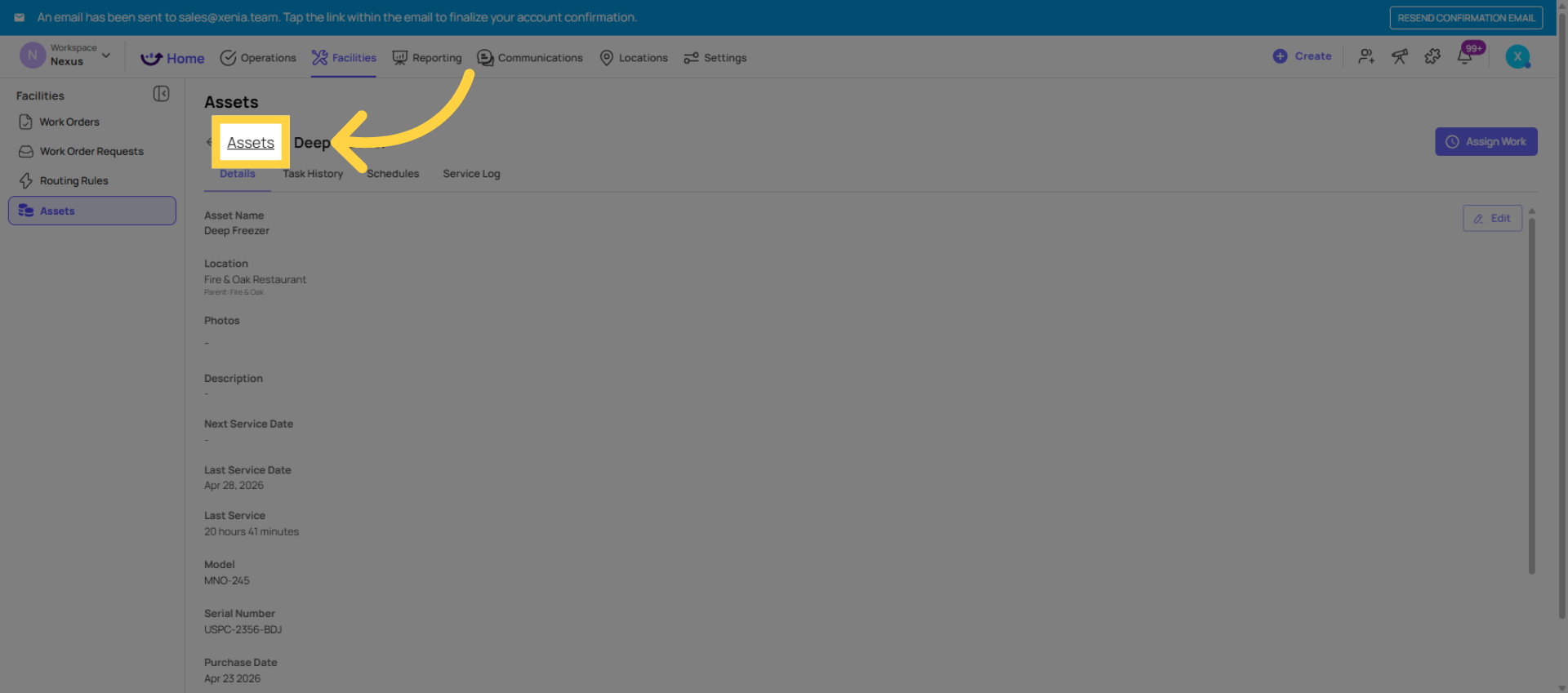 Open Assets List