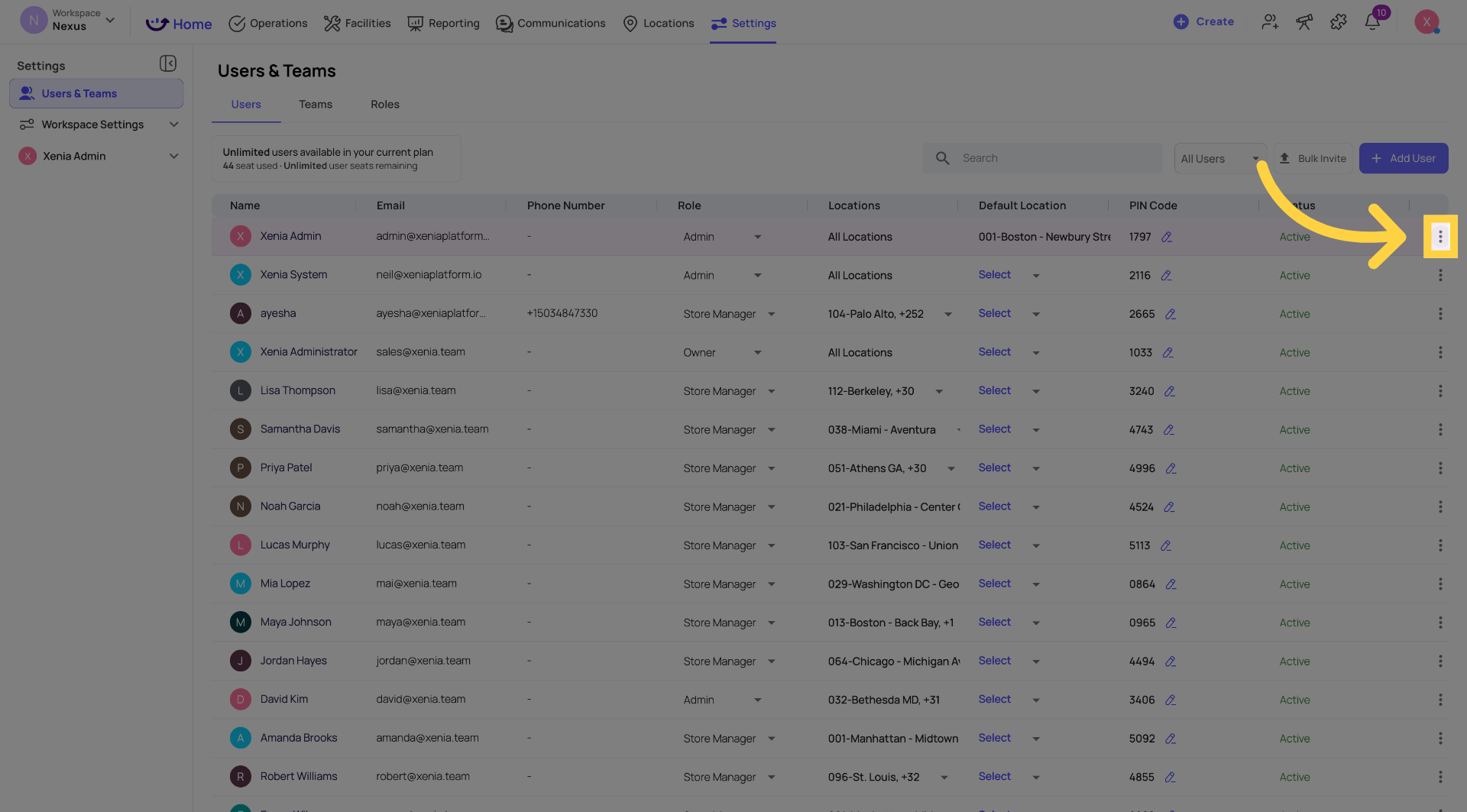 Advance Activity Log View