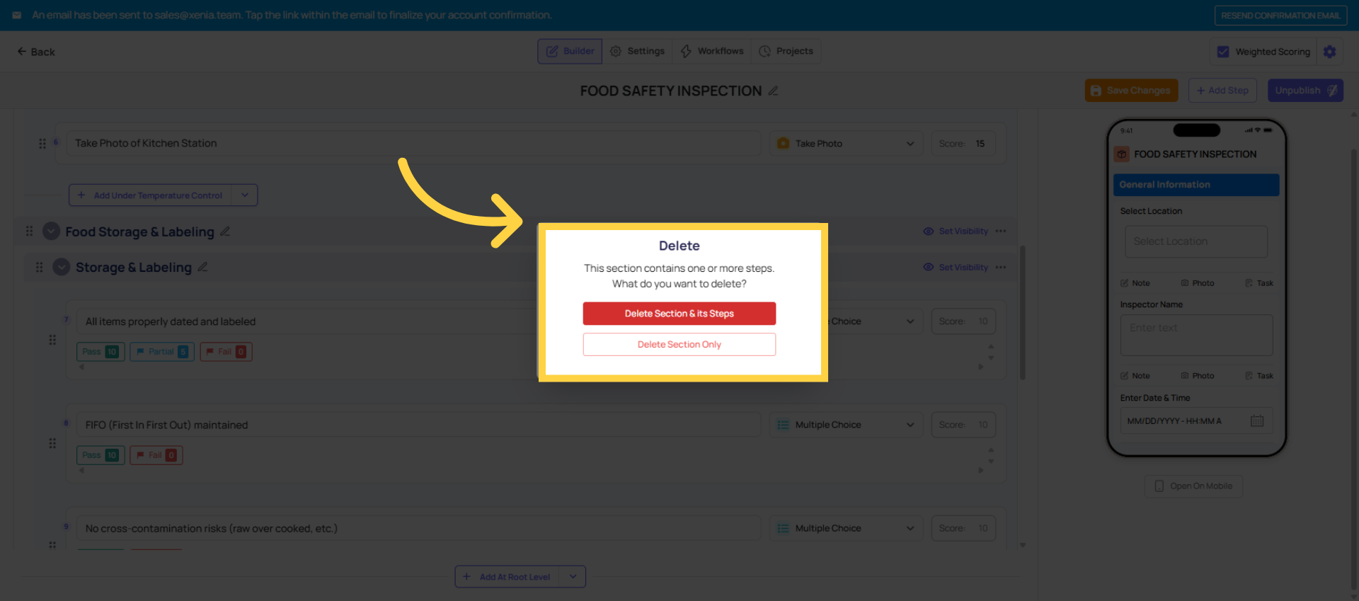 Choose Deletion Method