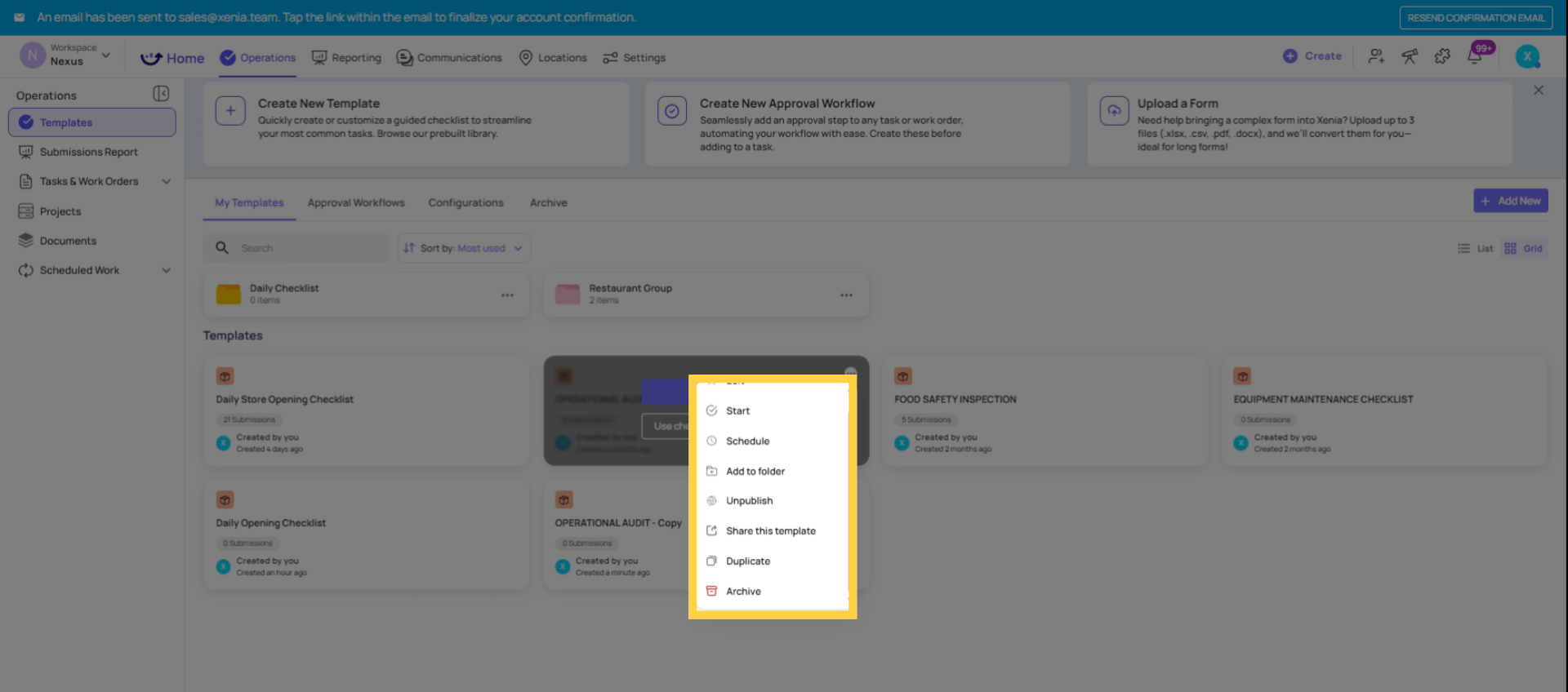 Archive Templates Instead of Deleting