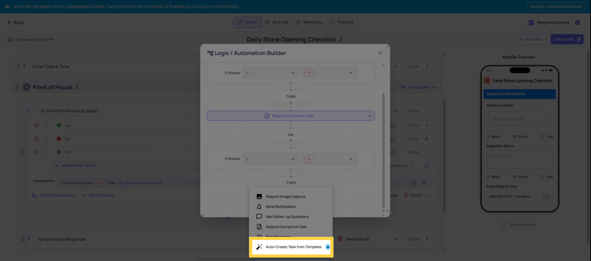 Benefits of Auto Create Tasks