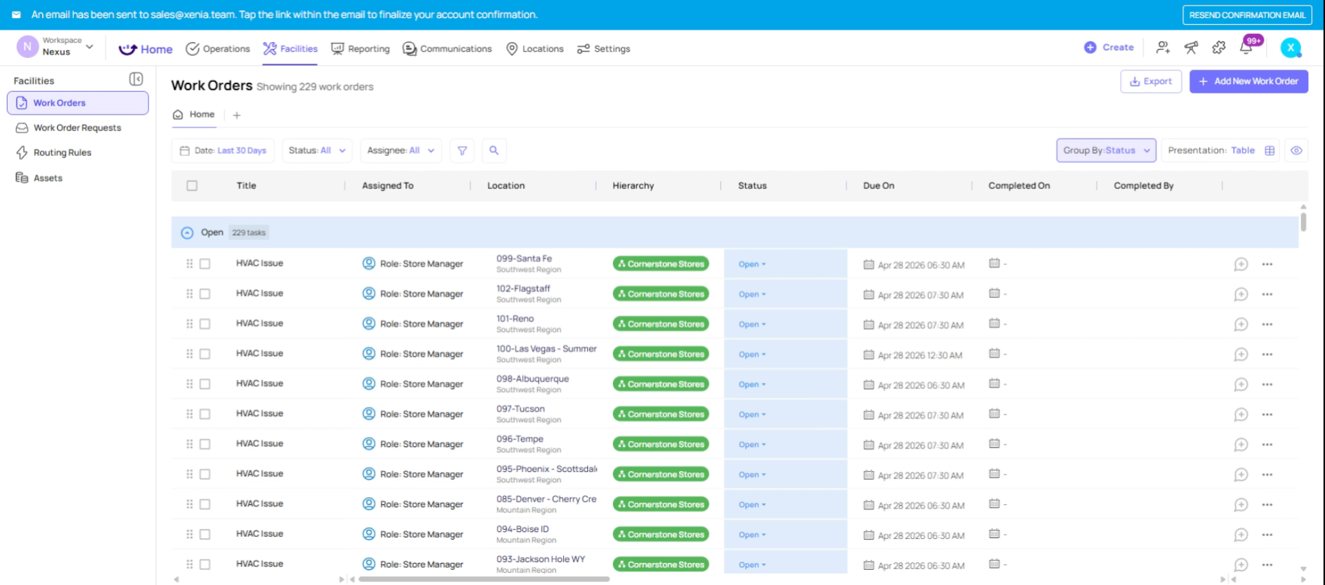 Assignee Receives Notification
