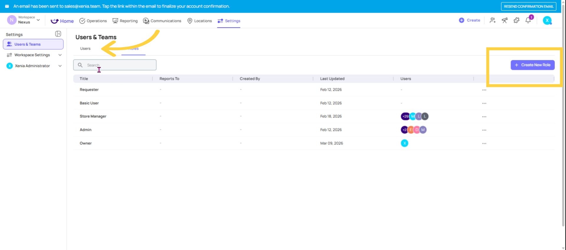 Invite Users to Workspace