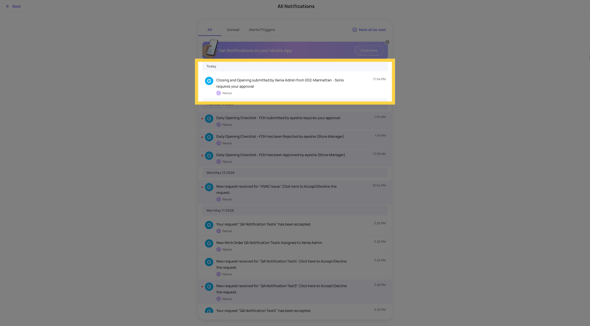 Access Approvals Via Notifications