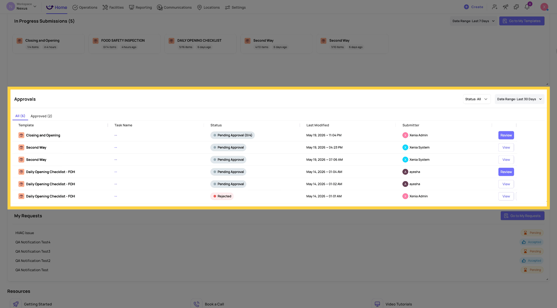 Use Web Approval Widget