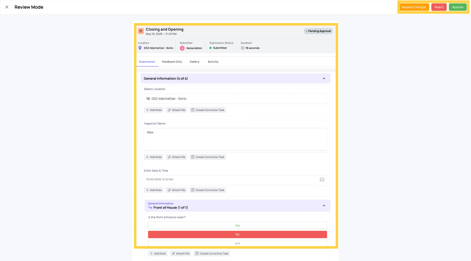 Review Submissions And Request Changes