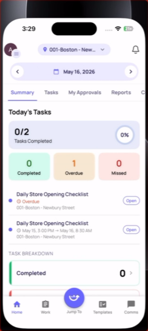 Locate Checklists And Tasks