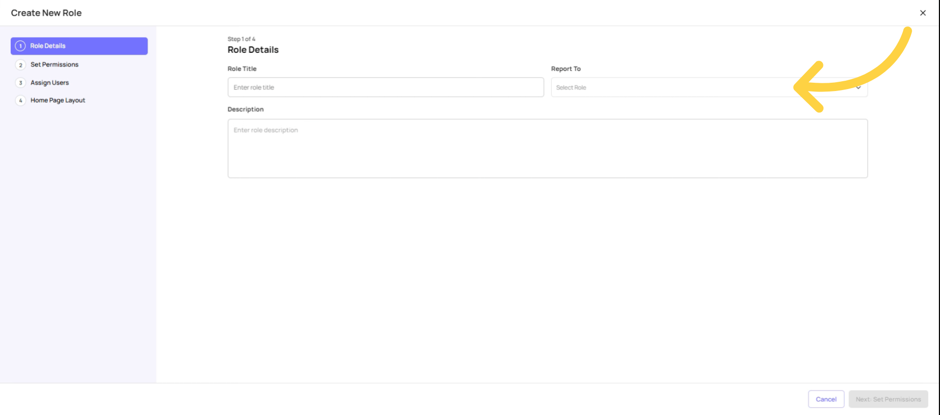 Understand Role Creation Flow