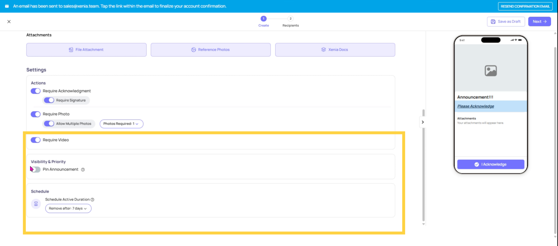 Manage Visibility Priority And Scheduling